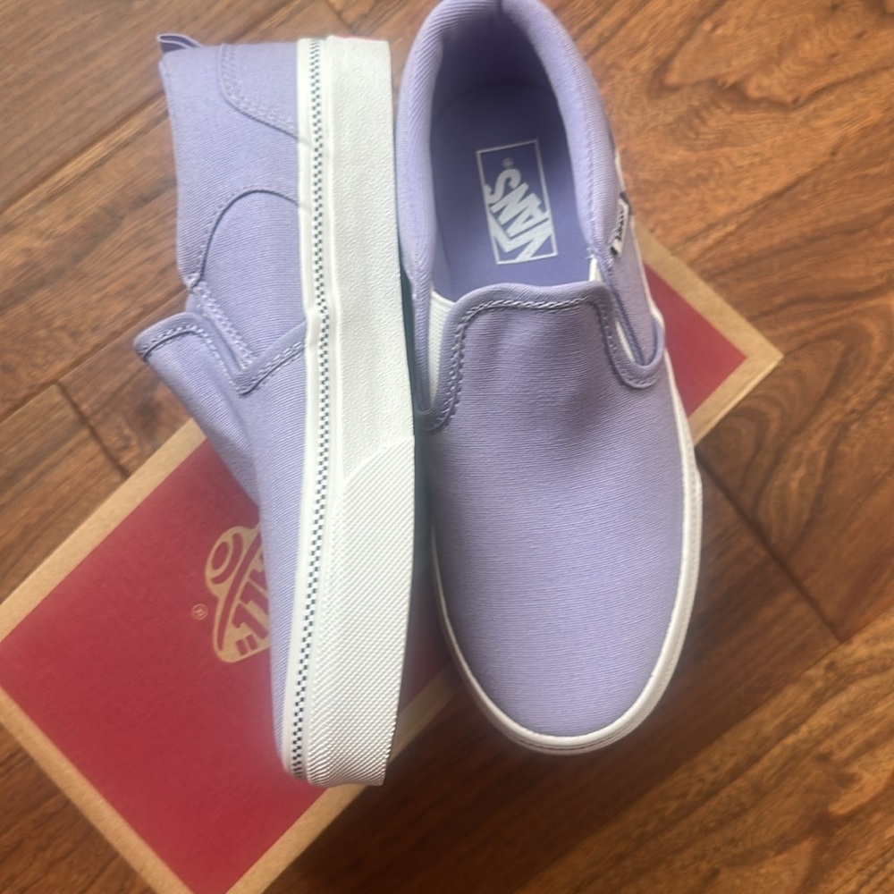 Vans Asher Sweet Lavender Slip-Ons